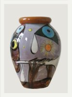 Ceramic piece The Second Trump by Annael (Anelia Pavlova)