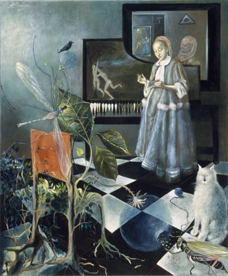 The painting -Thinking of Daphne- (2001) by Annael (Anelia Pavlova), artist
