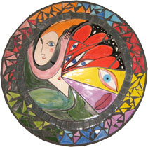Ceramic piece Ode to Joy by Annael (Anelia Pavlova)