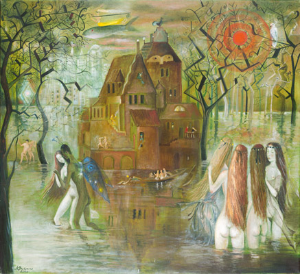 The painting -Dream- (2002) by Annael (Anelia Pavlova), artist