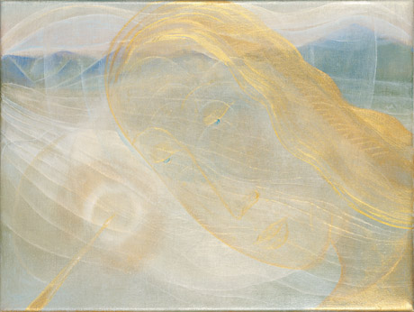 The painting -The Golden Lake- (2004) by Annael (Anelia Pavlova), artist