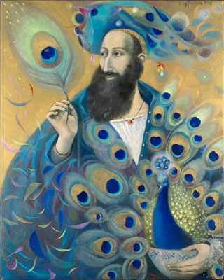 The painting -Aquarius- (2006) by Annael (Anelia Pavlova), artist, after the (classical) music of Prokofiev