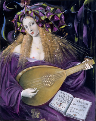 The painting -Capricorn- (2006) by Annael (Anelia Pavlova), artist, after the (classical) music of Weinberg